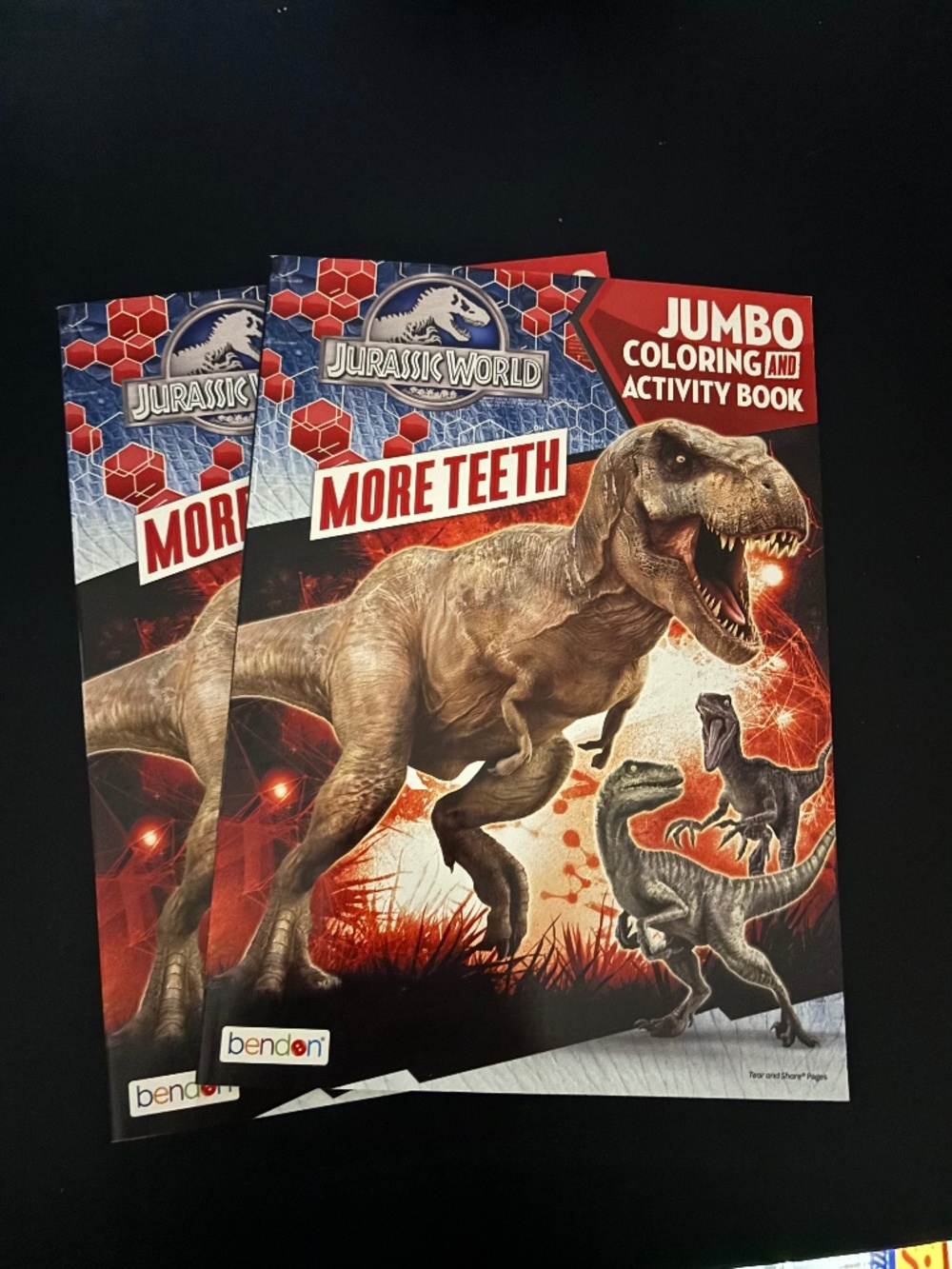 Jurassic World Dinosaur coloring books